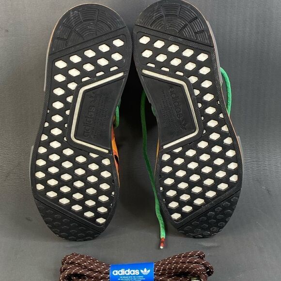 adidas x Pharrell NMD Hu 'Animal Print' sneaker shoes mens size 9.5 - Picture 8 of 9